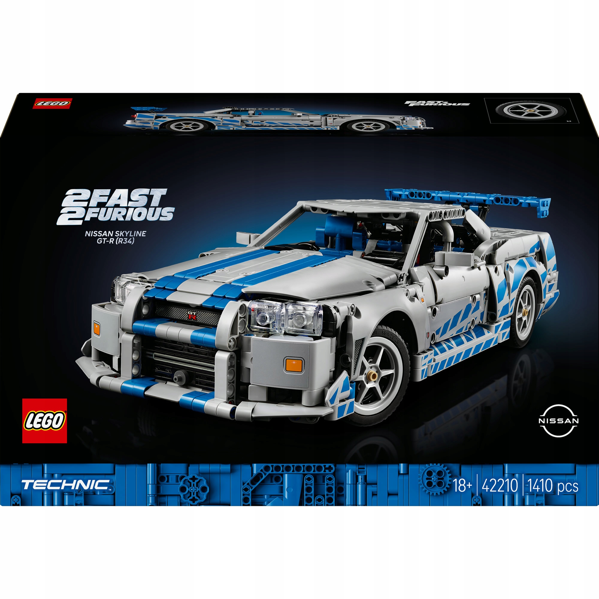 LEGO Technic 42210 Auto Nissan Skyline GT-R