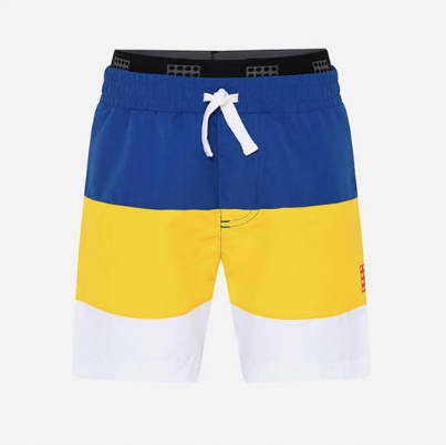 Detské plavky - LEGO Wear Boxers. 116 biela, námornícka modrá, žltá