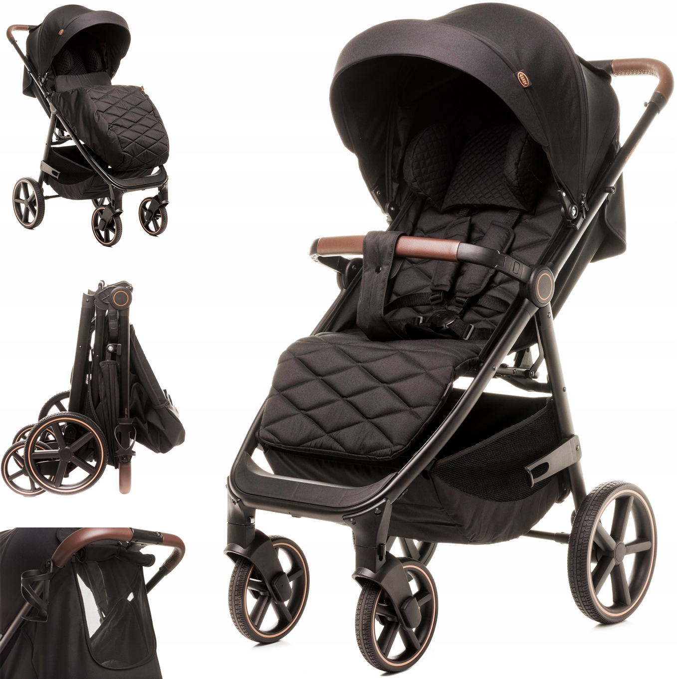 Vychádzkový kočík - Svetelný kočík 4baby stinger pro doplnky