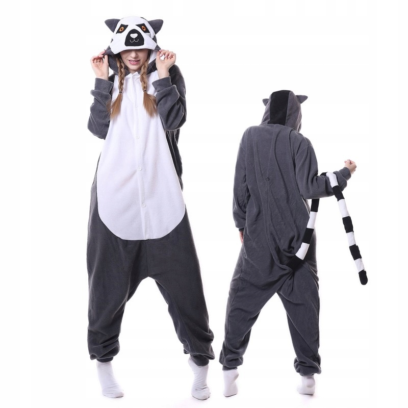 Pyžamo, župán - Onesie (kombinézy) Luno veľkosť 122 striebro, šedá