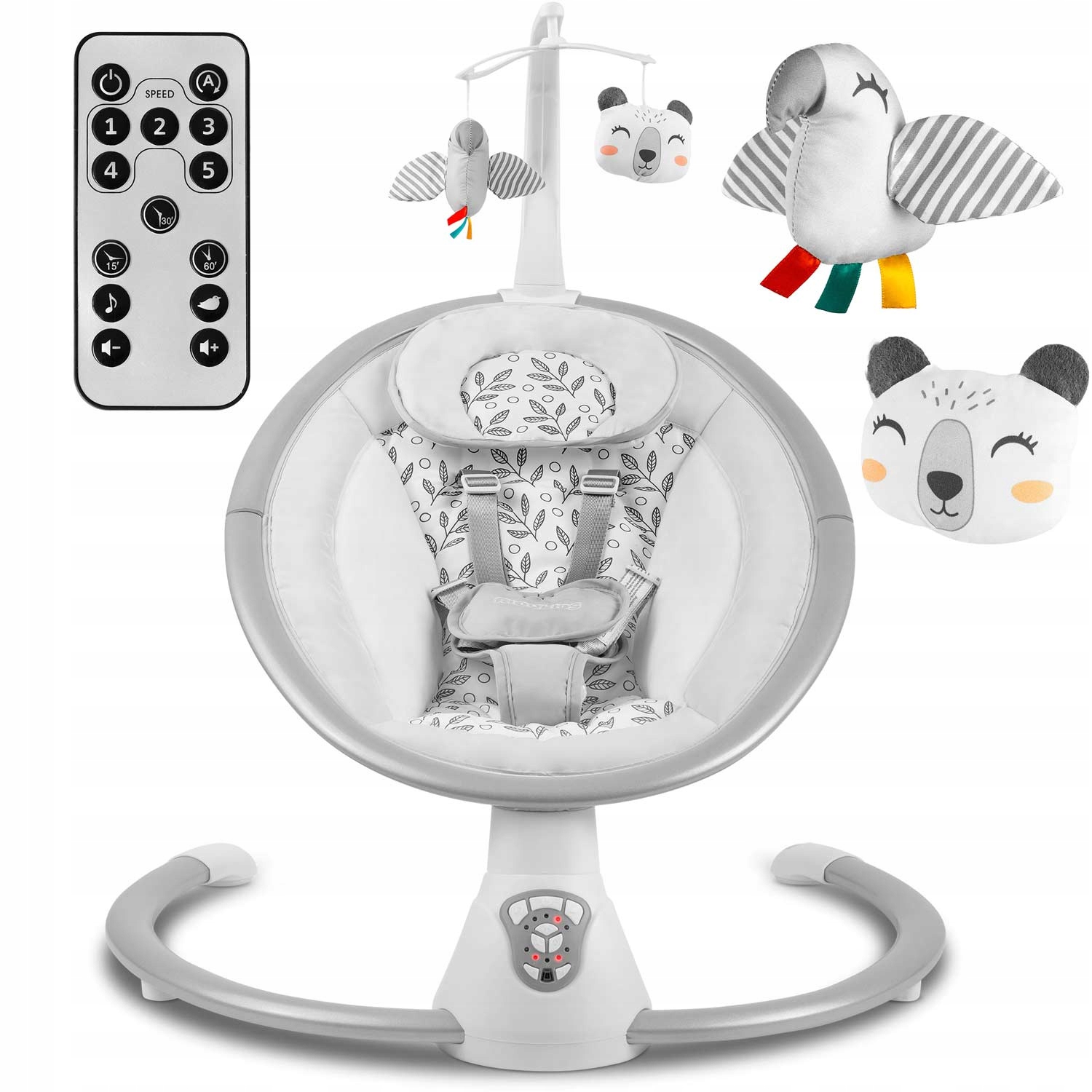 Ricokids rojaczak hojdací deckchair s automatickým hojdaním x 65 x 73 cm