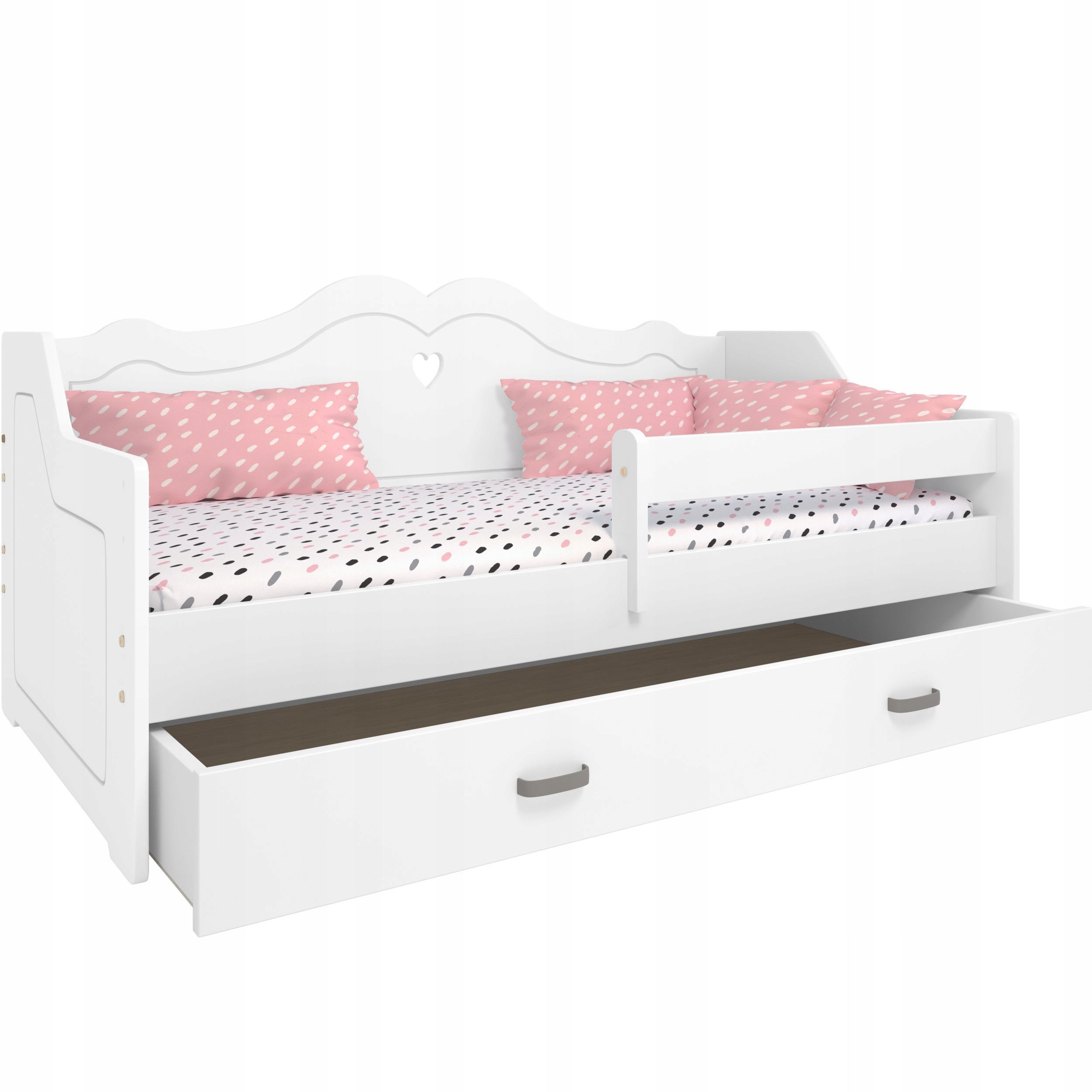 Posteľ Magnat Furniture Bed Miki 80 x 160 cm biela