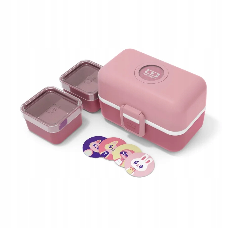 Detský desiatový box, fľaša - KIDS LUNCHBOX Blush Tresor Monbento