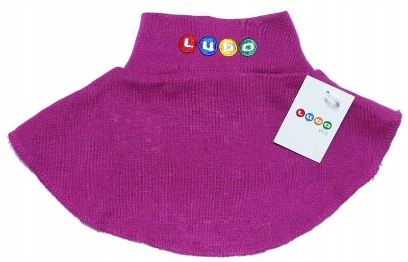 Nákrčník - Detská šál Lupo Kids ružová vlna