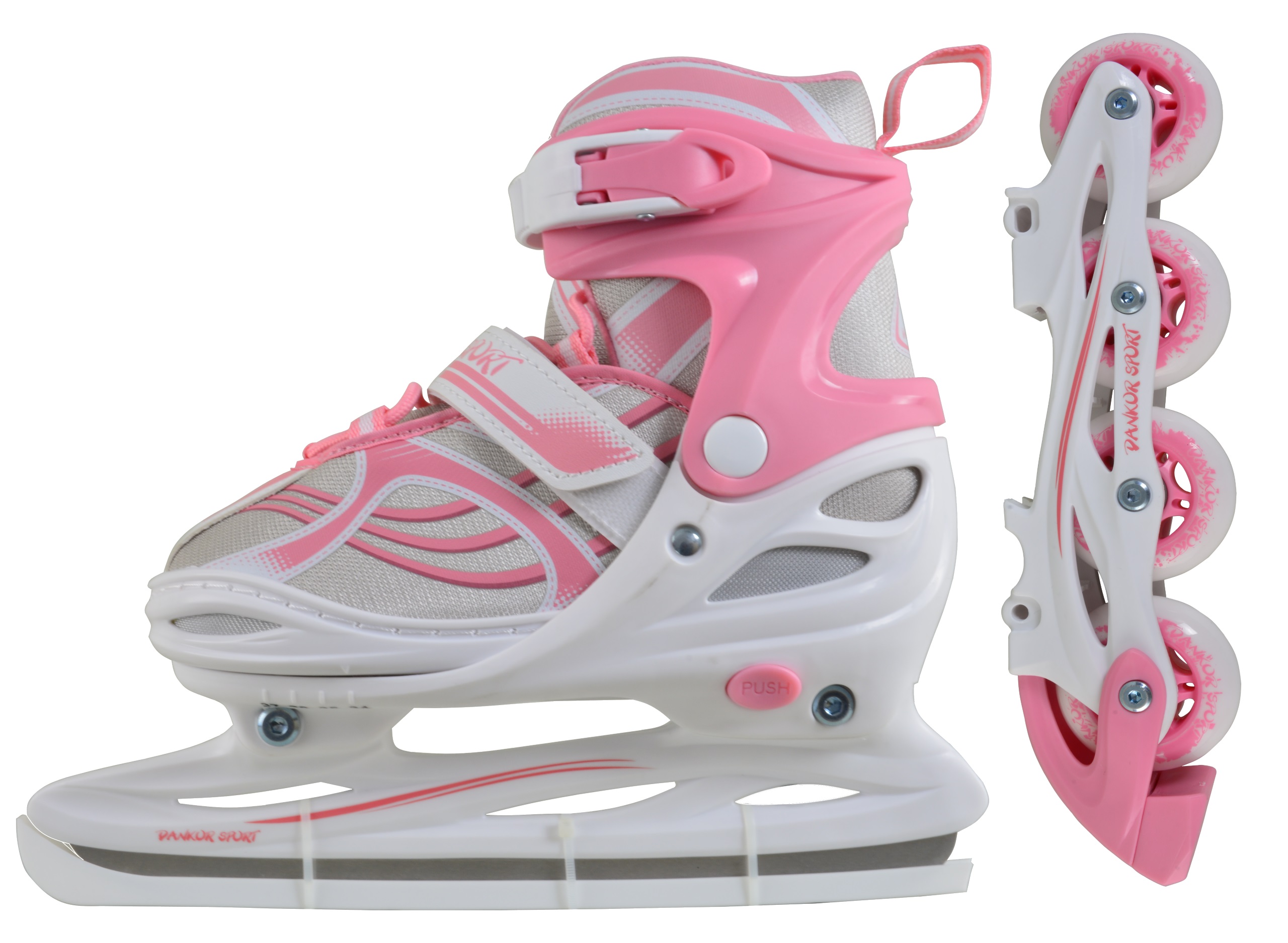 Roller Skating 2in1 Roz 34-41 ABEC 5 Model 2017