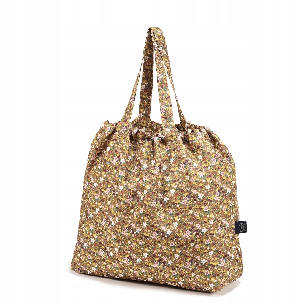 Batoh na kočík - La Millou Shopper Bag s kvetinovým vreckom