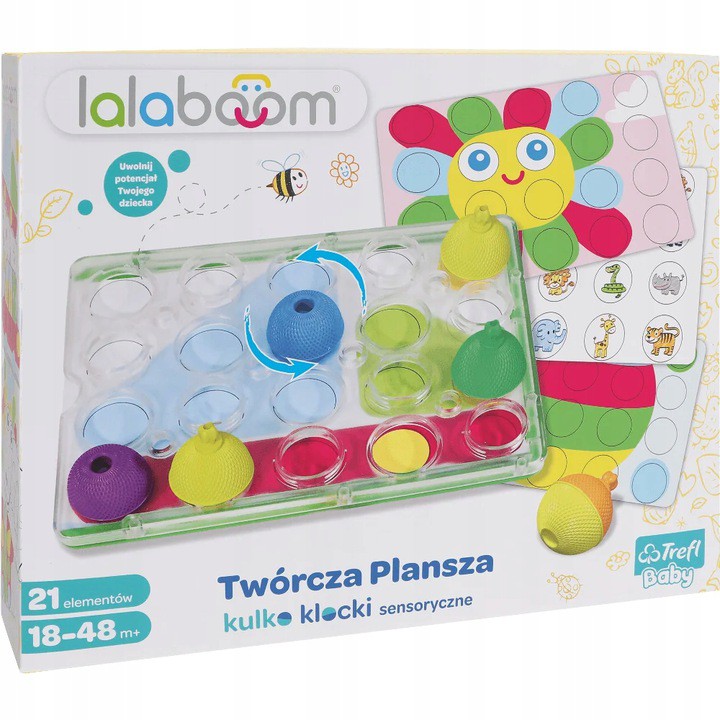 Kulko -klocki Lalaboom - kreatívna doska 61358