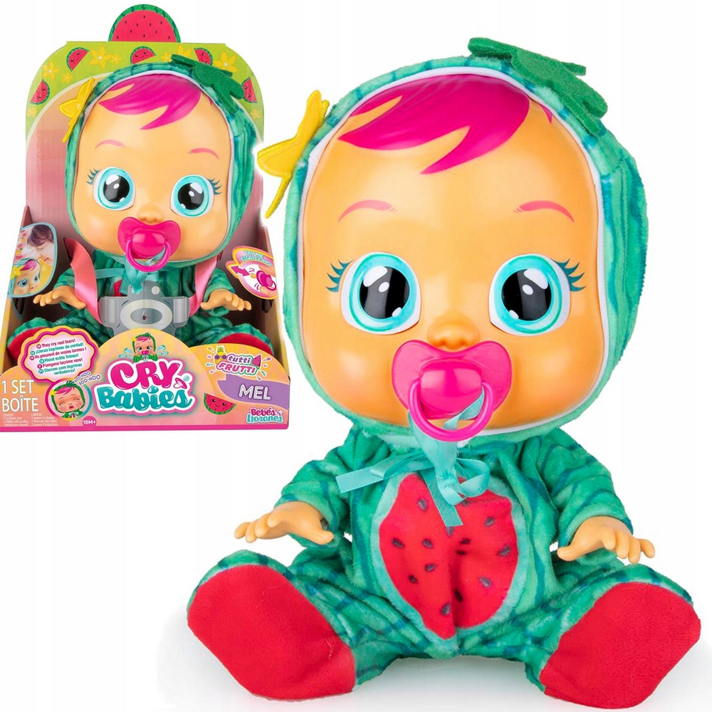 Lalka Cry Babies TM Toys Tutti Frutti 25 cm