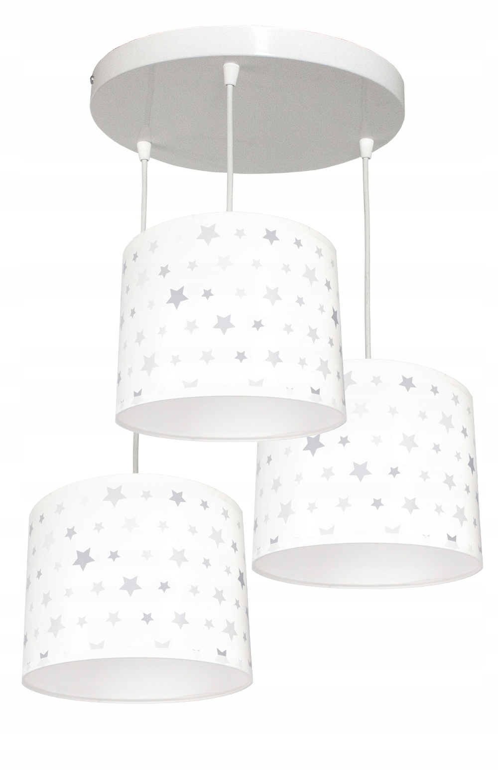 Stropná lampa Jasniemno.pl Stars 3ZK E27 biela