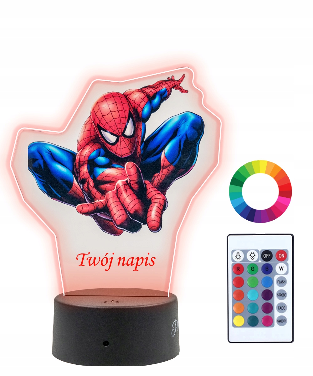 Nočná lampa Plexido 5905342843986 Multi -Colored