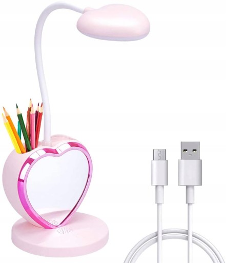 Stolová lampa pre deti s rukoväťou pera