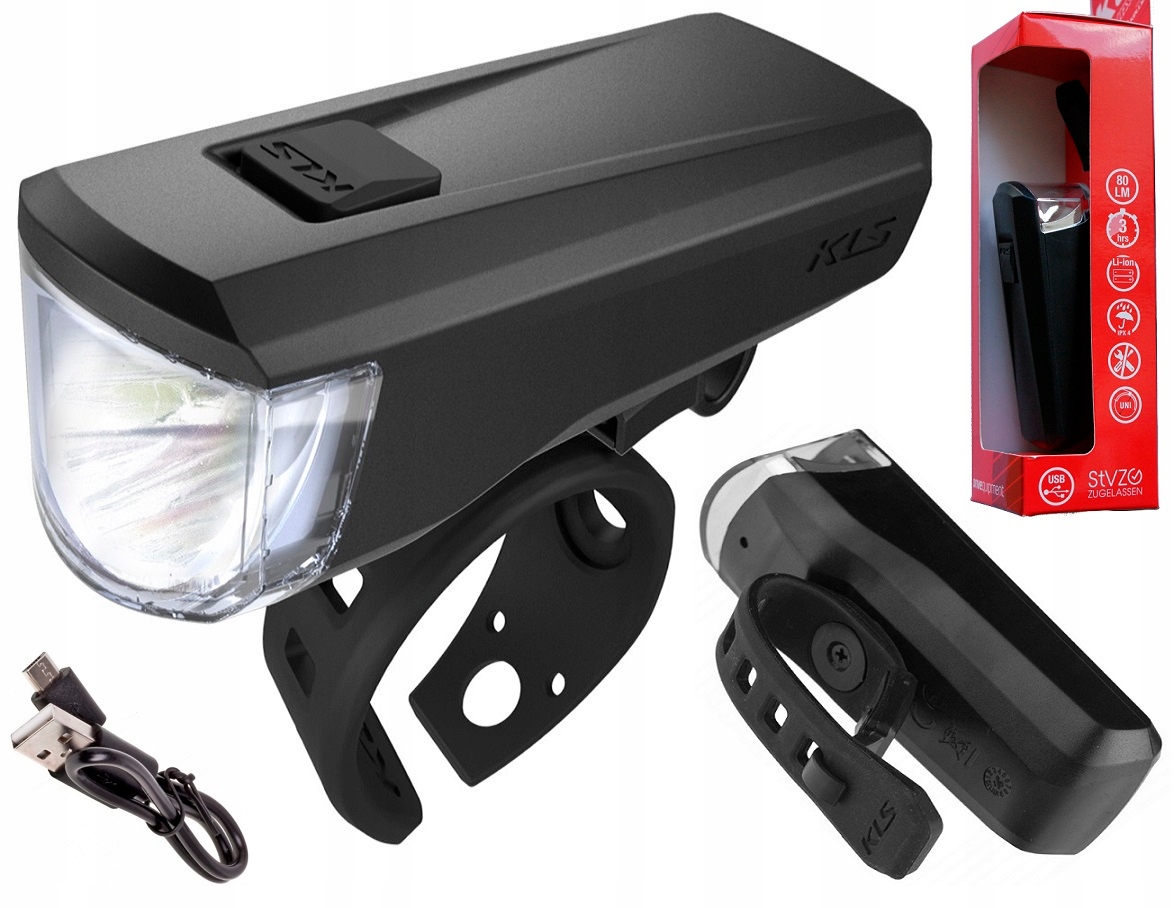 Kellys Revolt USB 1X LED 50LM predná lampa