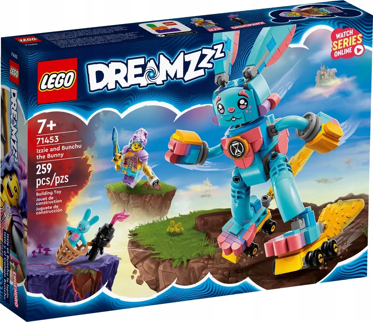 Stavebnica LEGO DREAMZzz - Stavebné bloky vzdelávací hedgehogs doštičky 192el