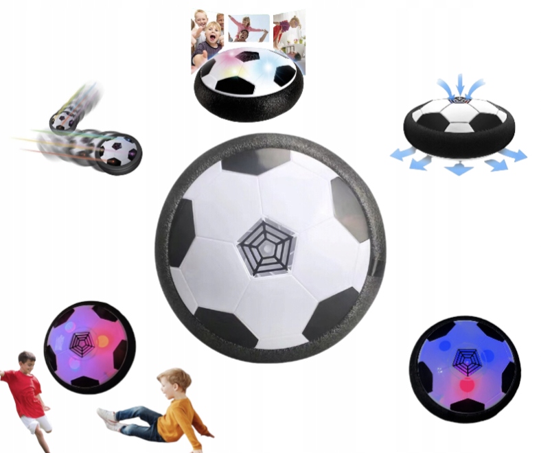 Športová hračka - Levitujúci FUTBAL Hokej Vzdušný hokej Pre ZÁBAVU HRAŤ DOMA Disk Puk