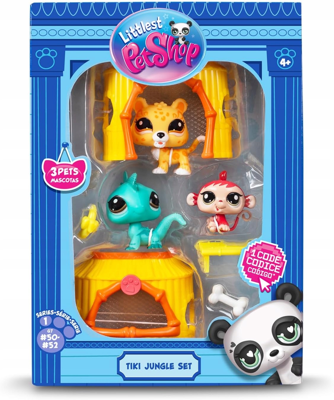 Littlest Pet Shop Tiki Jungle sada 3 zvieratká