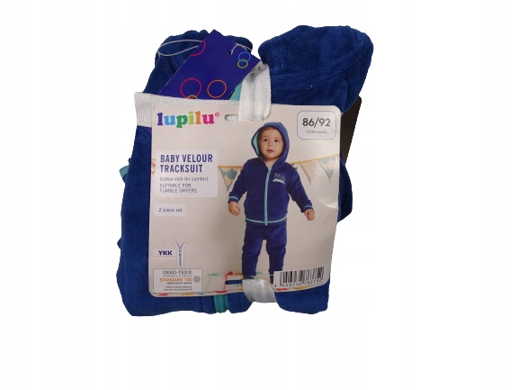 Teplaková súprava - Lupil's Detské dráhy veľkosti 86 NAVY BLUE