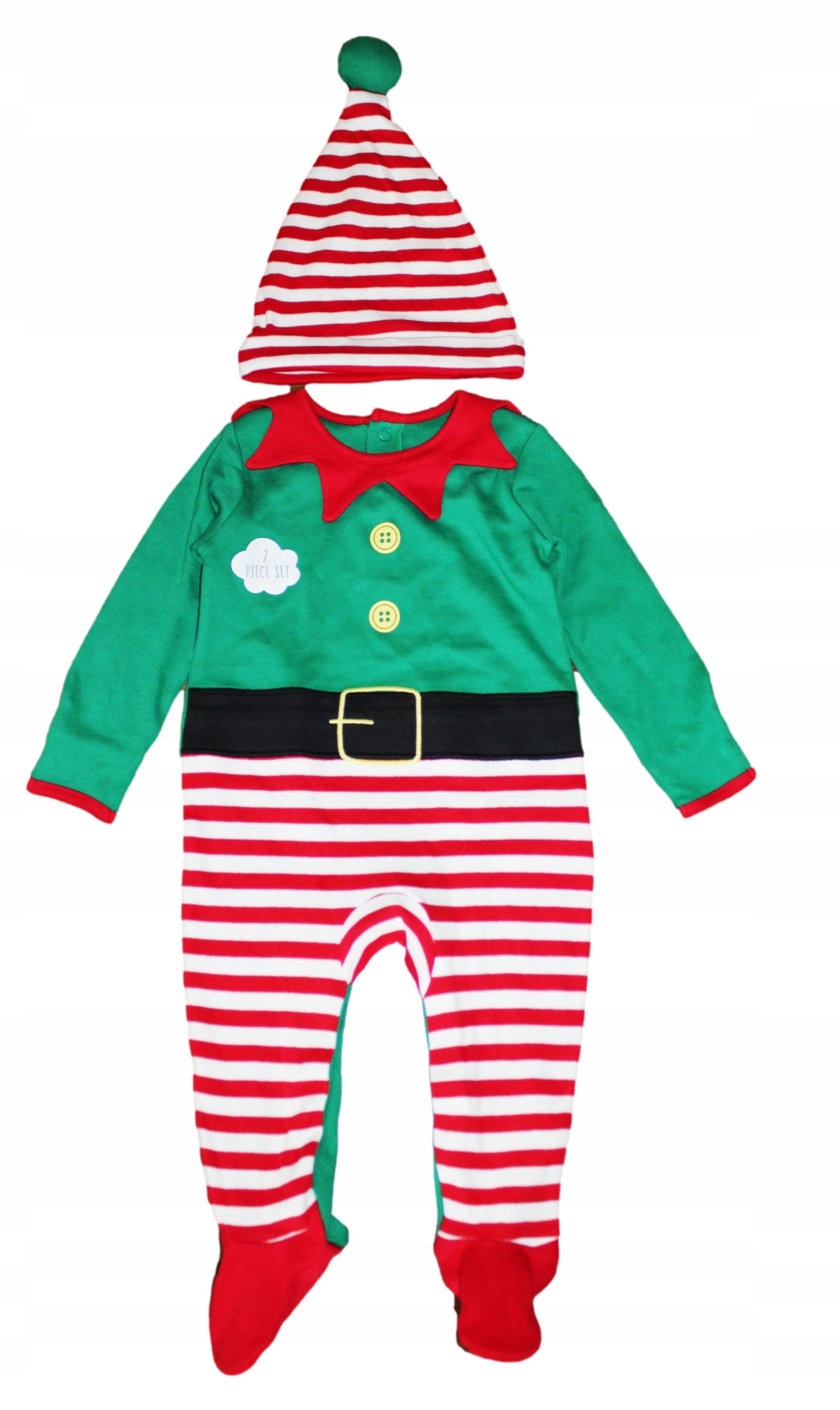 Dojčensky overal - PAJACKEK GEORGE 68 WHITE, RED, MULTI -CORED, GREEN