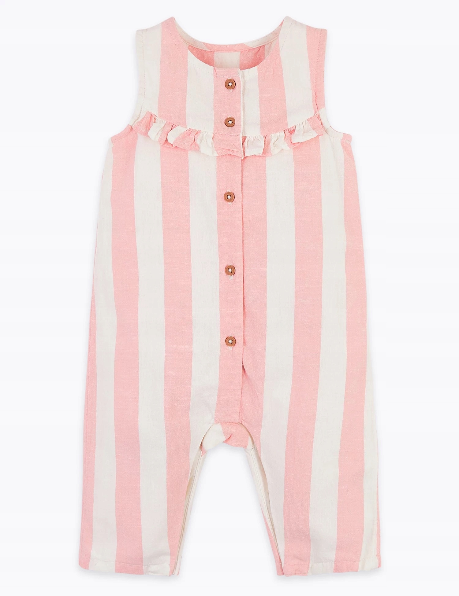 Detská kombinéza - Marks & Spencer 90 ECRU Summer Suit, Pink