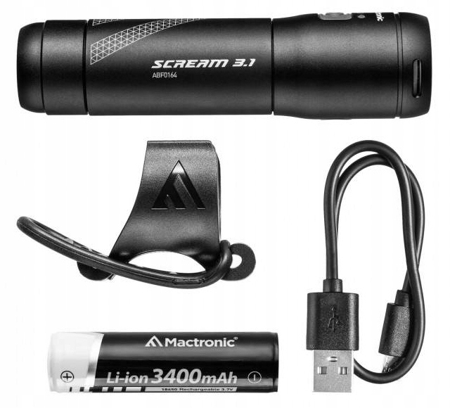 Mactronic Front Bicycle Lamp Scream 3,1 900 lm