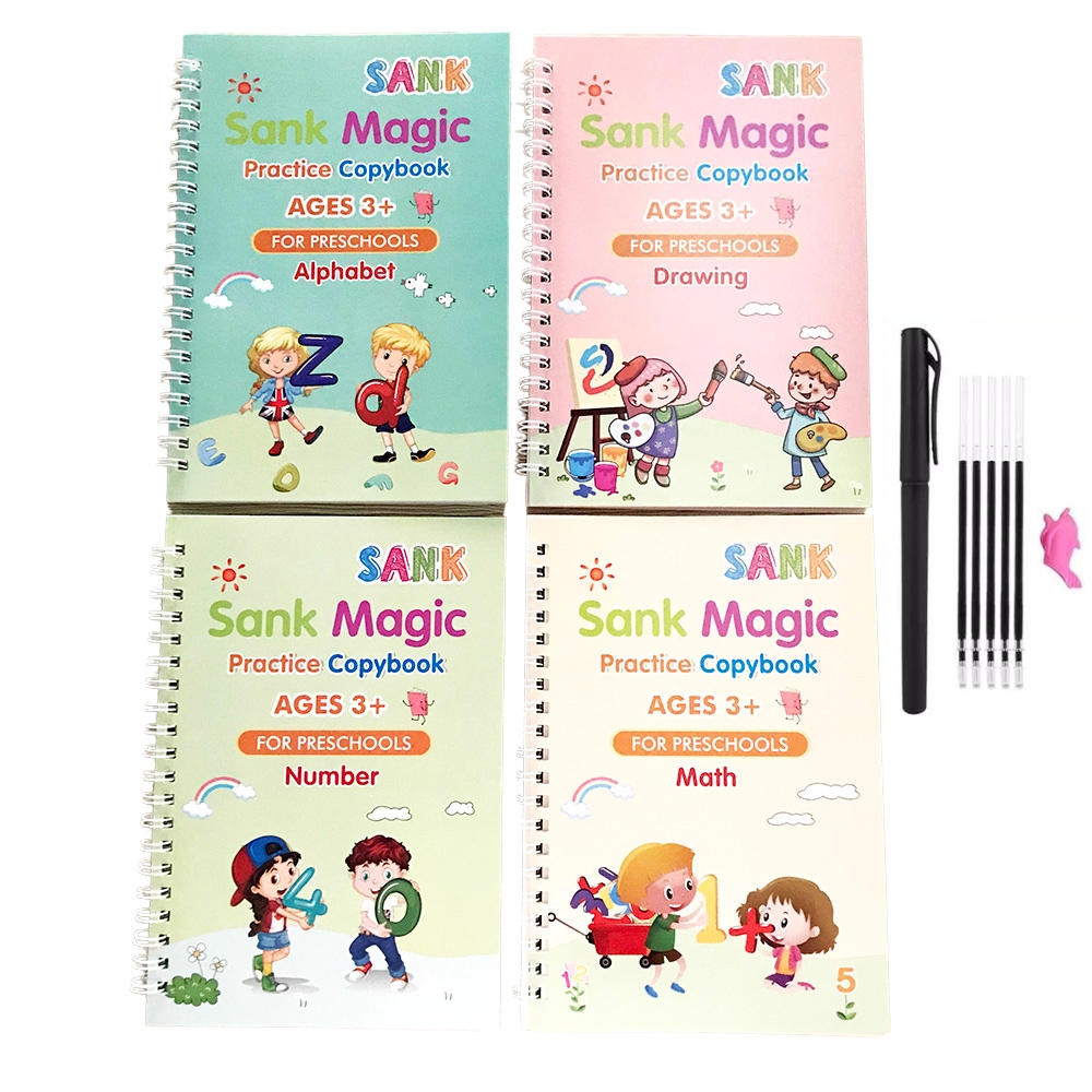 Magic Books Learning Ako písať pero. Set
