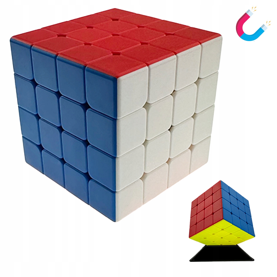 Logická hračka - Moyu Magnetic Cube 4x4x4 nastavená rýchlo