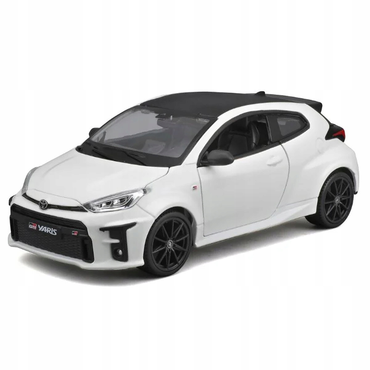 Toyota GR Yaris 2021 White Maisto 1:24 1/24 kovový model auta 32909