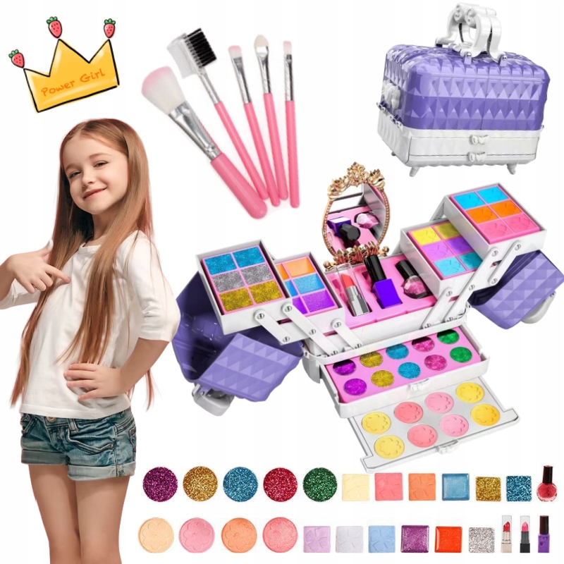 MAKEUP COSMETICS SET BOX STYLINGOVÁ KOZMETIKA PRE DETI
