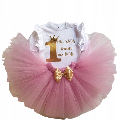 Babyglamour 92 biela, ružová, viacseklárová, zlatá