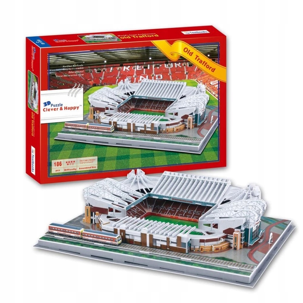 MANCHESTER UNITED STADION OLD TRAFFORD PUZZLE 3D