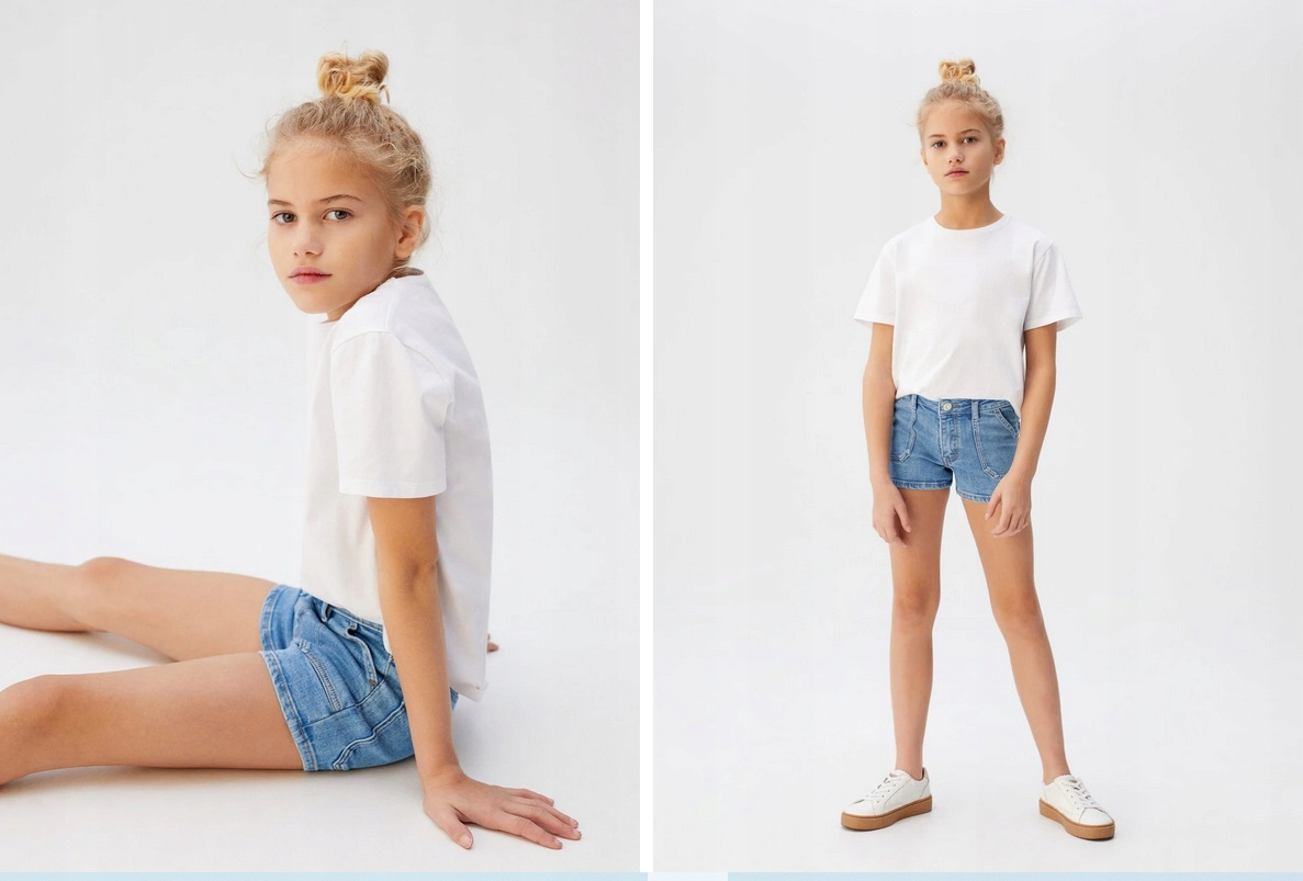 Detská košeľa - Šortky MANGO 140 modré