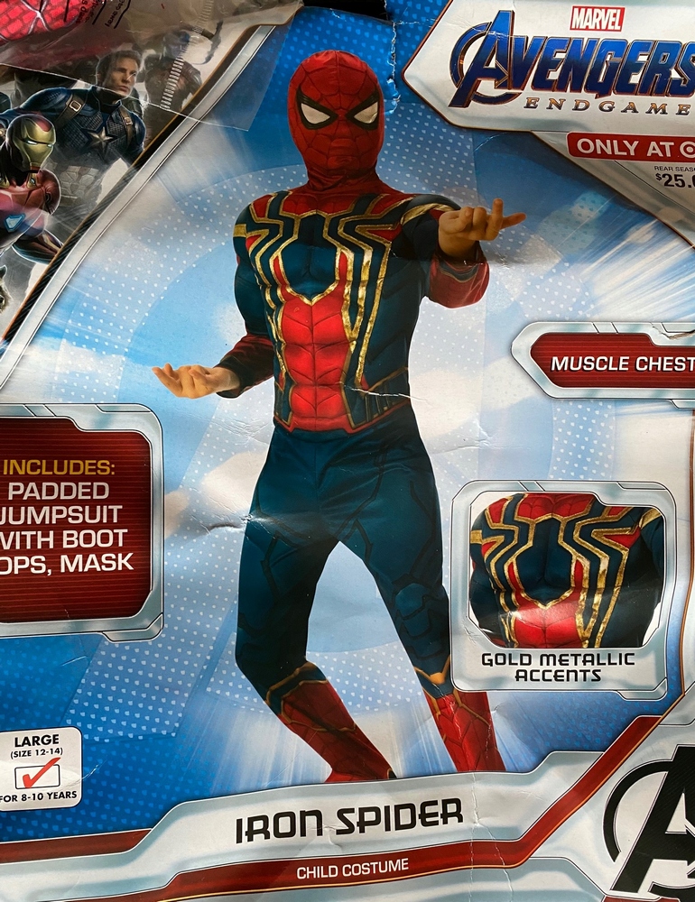 Kostým pre chlapca- Avengers Iron Spiderman Marvel 134 Outfit