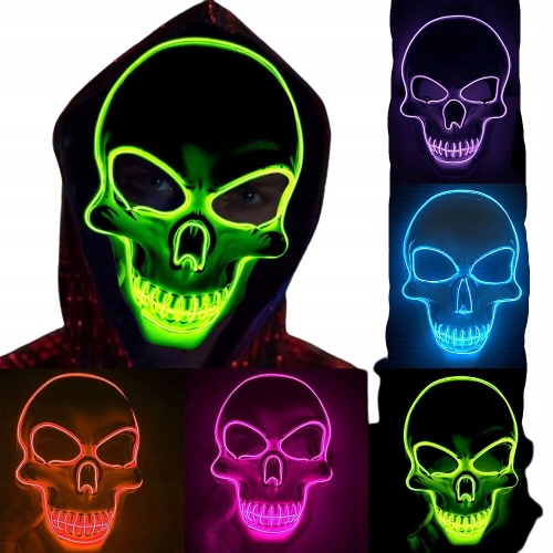 Kostým, maska - Zľava LED LED LED