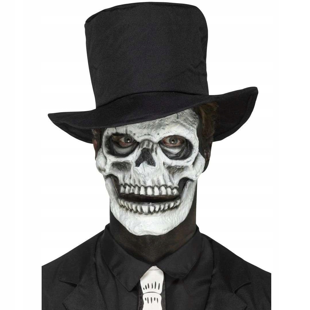 Skeleton MASK strašidelný kostým kostlivca HALLOWEEN