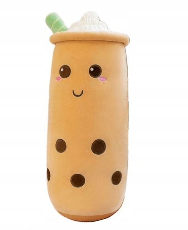 MASKOT LONG BUBBLE TEA VANKÚŠ HNEDÝ 60 cm