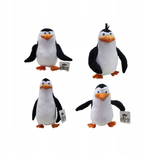 L.O.L Surprise plyšová hračka - Maskot plyšové tučniaky z Madagaskaru 4 kusy