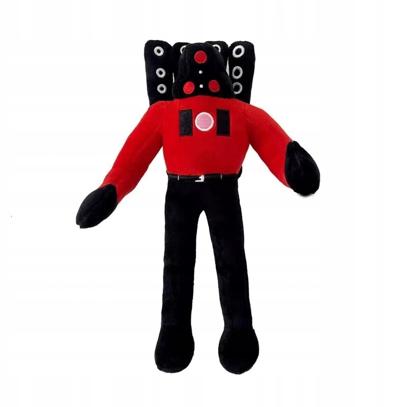 Rozprávkový plyšák - Maskot Skibidi toaleta WC plyšová hračka 30 cm