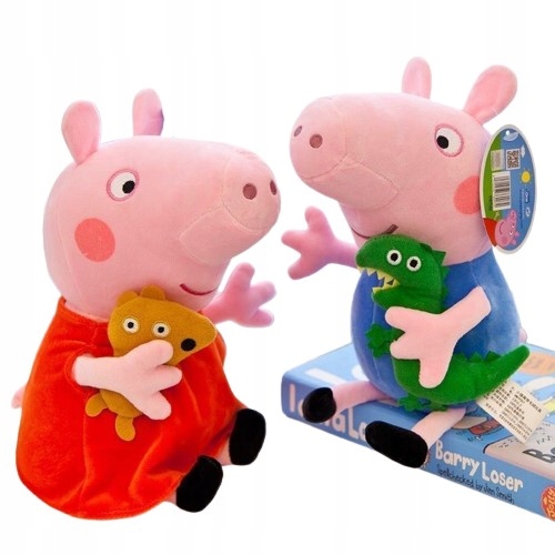 Rozprávkový plyšák - Pig Mascot Peppa George Jacek set 2 ks maskot