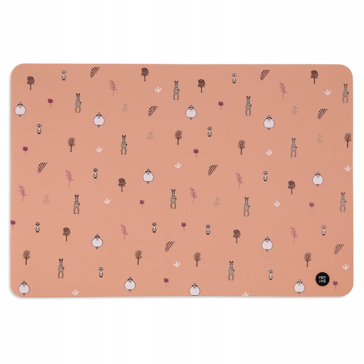Detská liviia tlmená hlinka 401-5 37 cm x 27 cm stolová podložka
