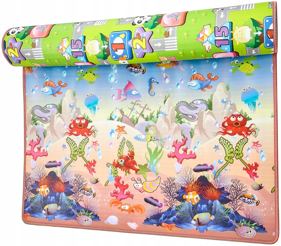 Vzdelávacia podložka - Vzdelávacia penová podložka, dvojitá -XXL 180x150 cm