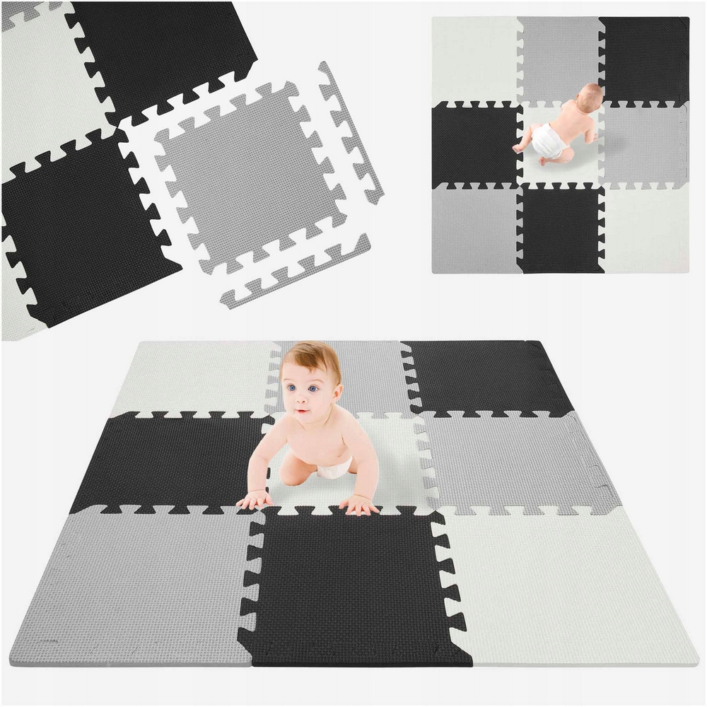 Vzdelávacia podložka - Penová mata puzzle vzdelávacia mata 90x90cm 9 ks