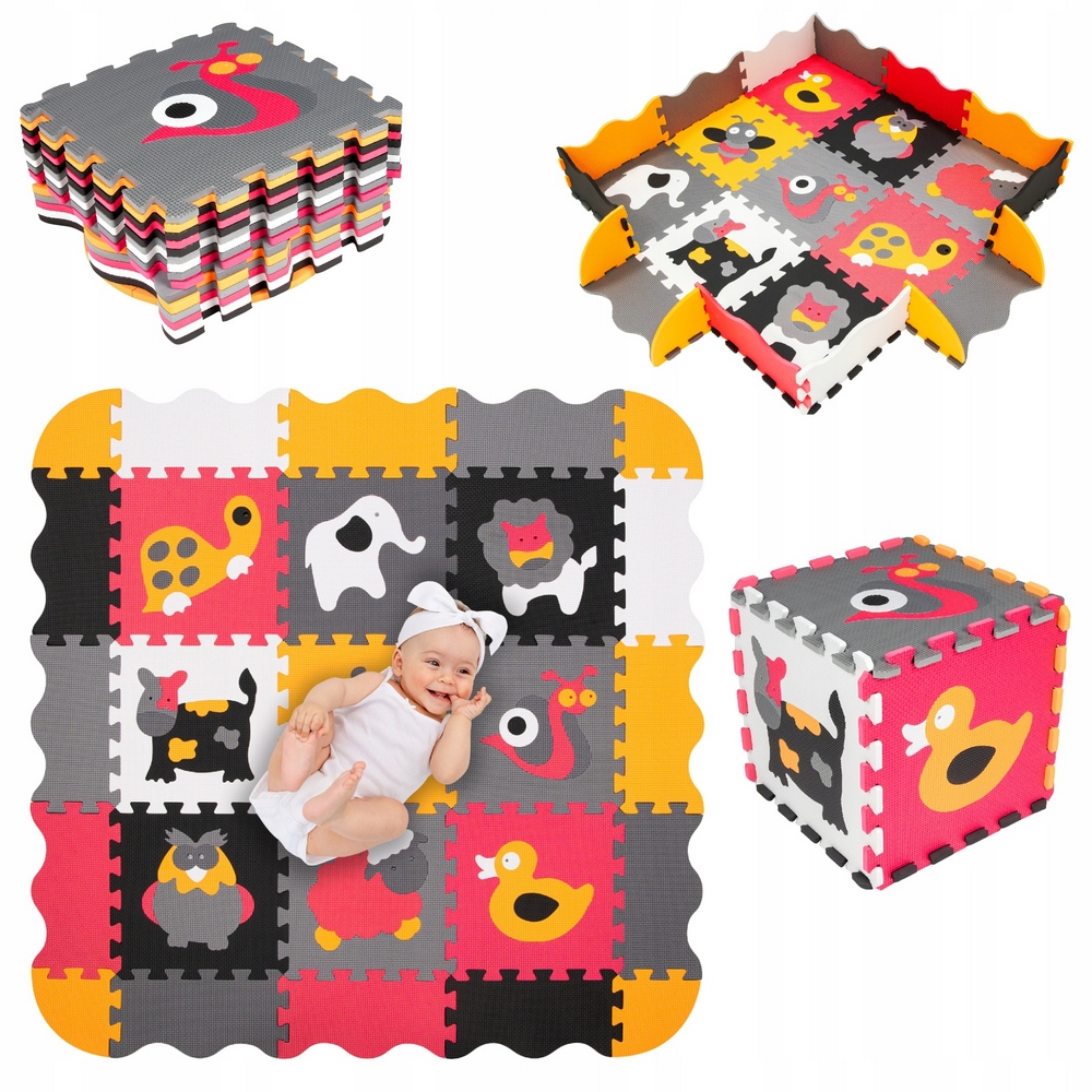 Vzdelávacia podložka - FOAM MAT FOAM PUZZLE 34 EL LARGE XXL PEN