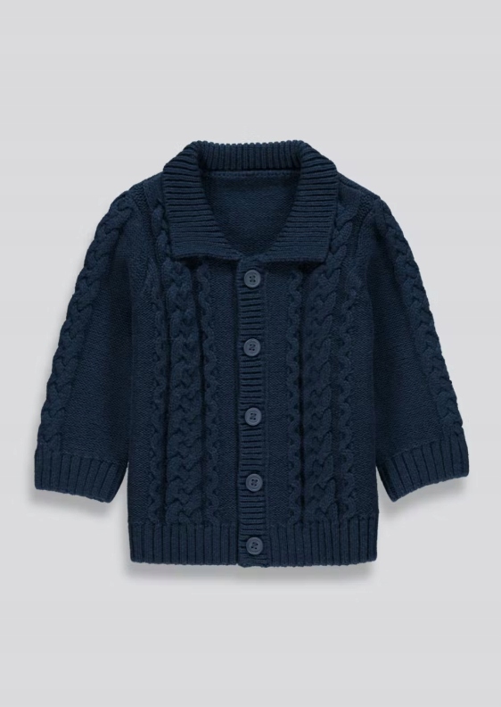 Detský sveter - Matalan 62 Navy modrý sveter