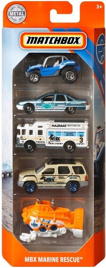 Matchbox MBX Marine Rescue GKJ11 Five Pack