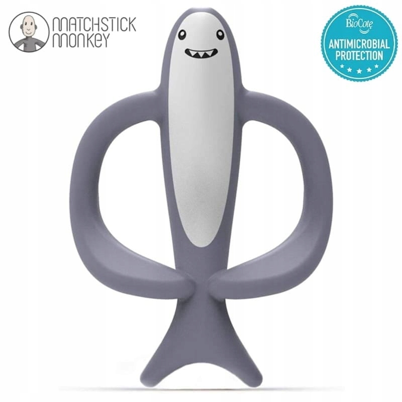 Ortodontická teeter matchstick Monkey Gumes Shades šedej a striebornej