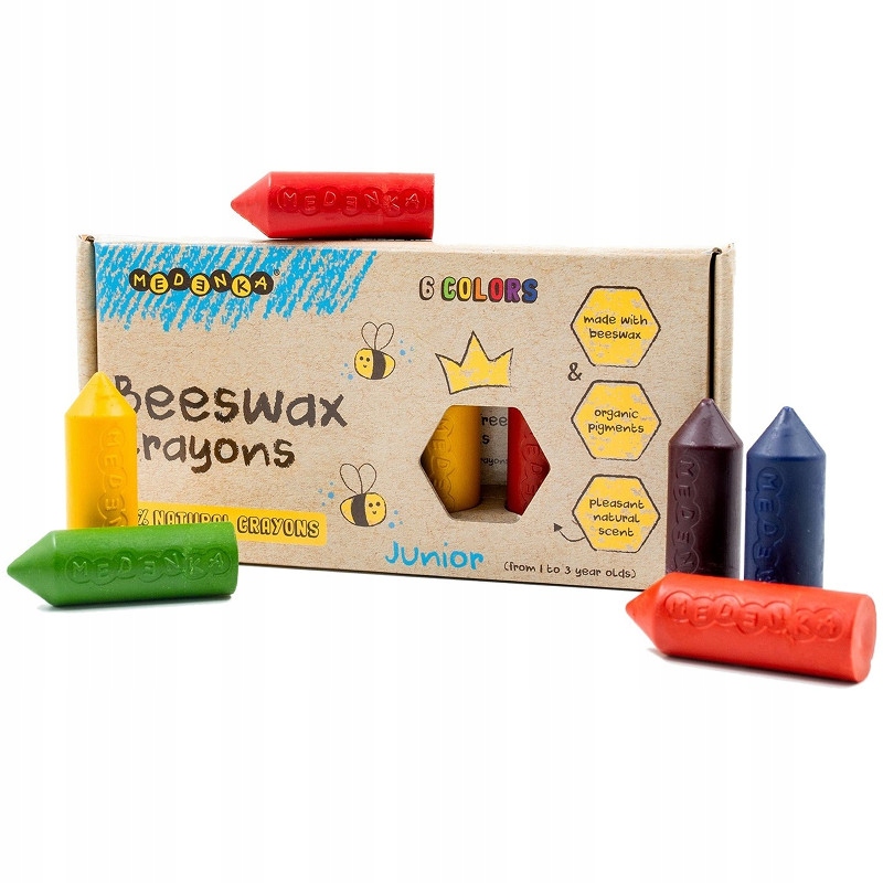 Medenka 100% Natural Pizylie Wax Crayons 1+