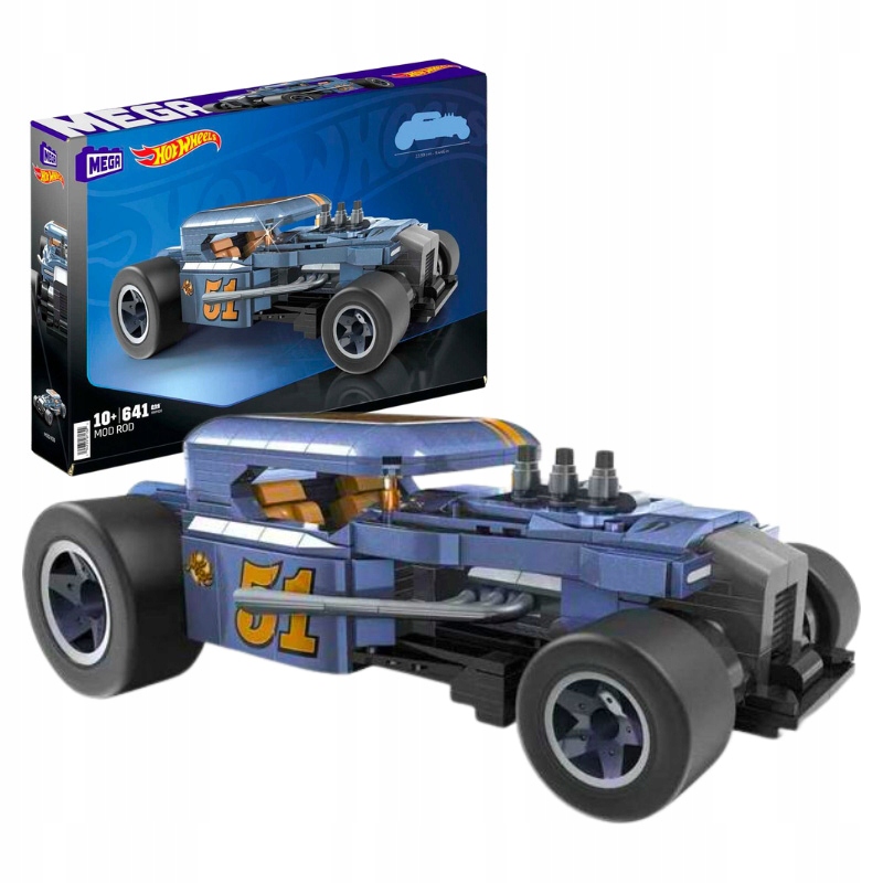 MEGA HOT WHEELS MOD TYČ AUTOMATICKÉ STAVEBNÉ BLOKY VOZIDLA 10+