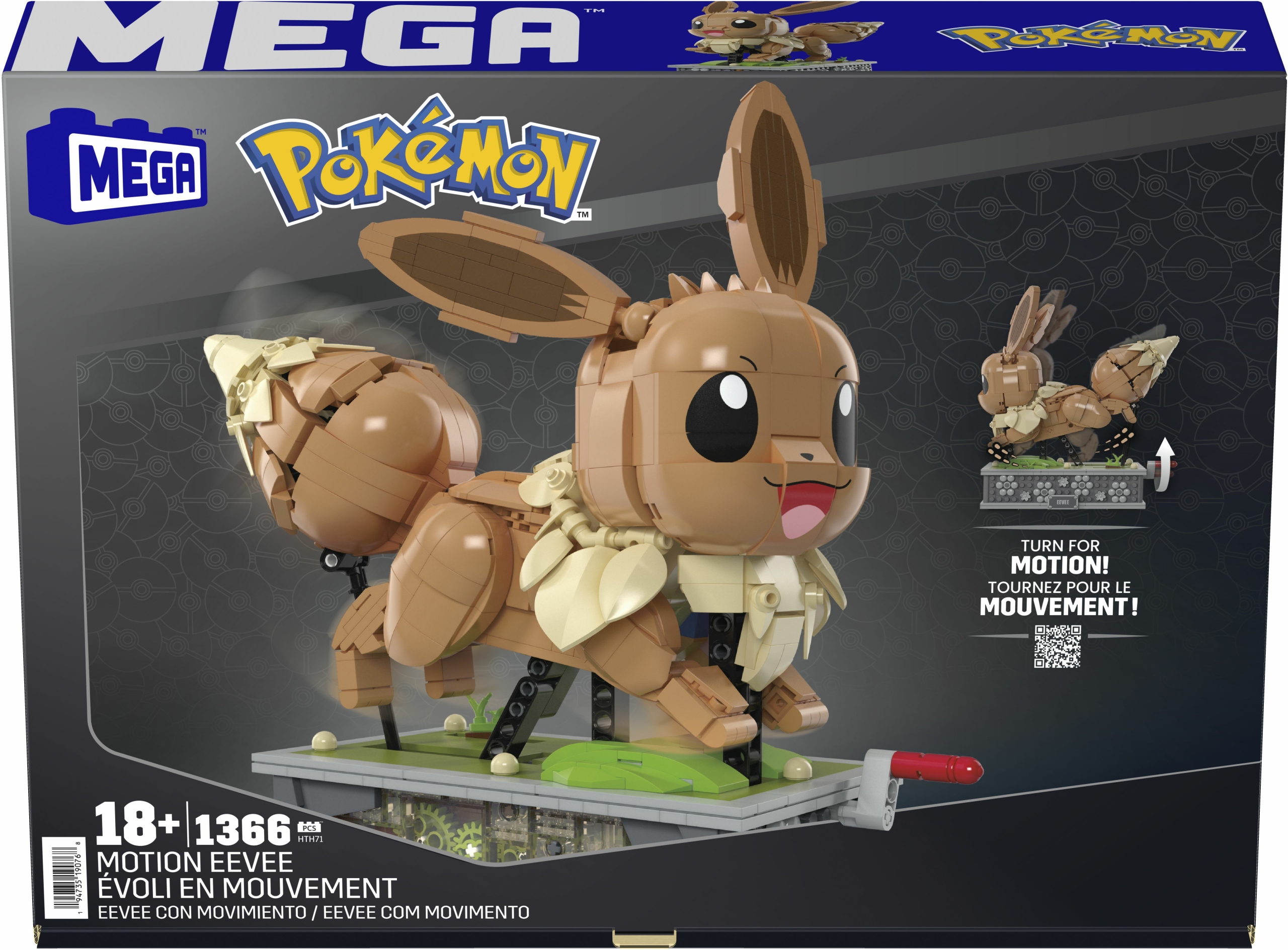 MEGA Pokémon "Pohyblivý" Eevee Posible HTH71