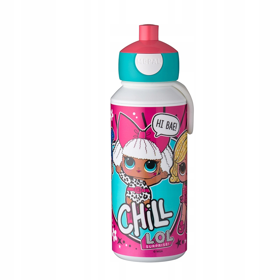 Detský desiatový box, fľaša - Mepal fľaša vyskakovacieho kampusu 400 ml L.O.L.