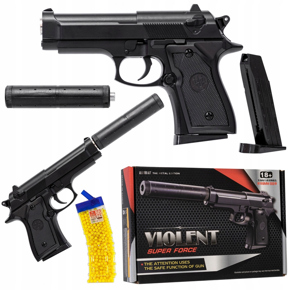 Beretta Metal Ball Gun + 800 loptičiek