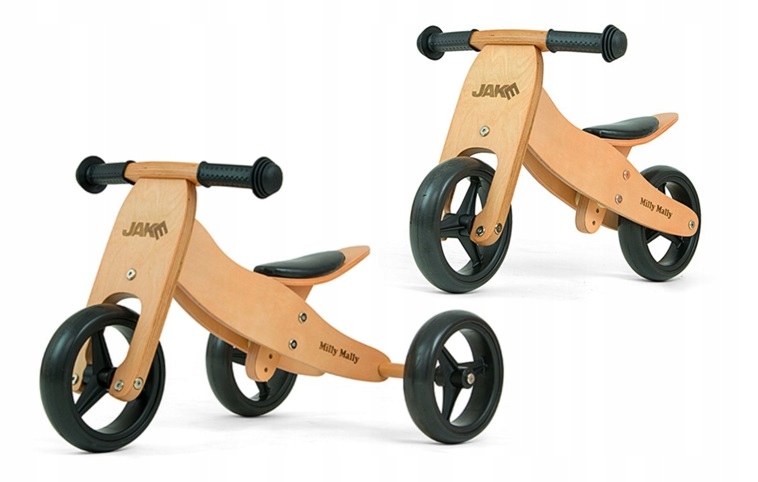 Milly Mally Jake Wooden Bike 2in1